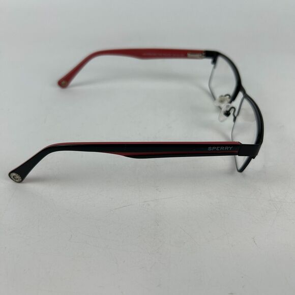 Sperry Waterline C04 Eyeglass Frames Unisex Rectangle Red Black Kids 48-15-120mm - Picture 5 of 10